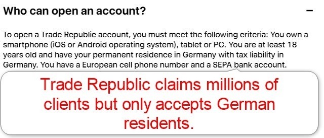 Trade Republic Account Restrictions